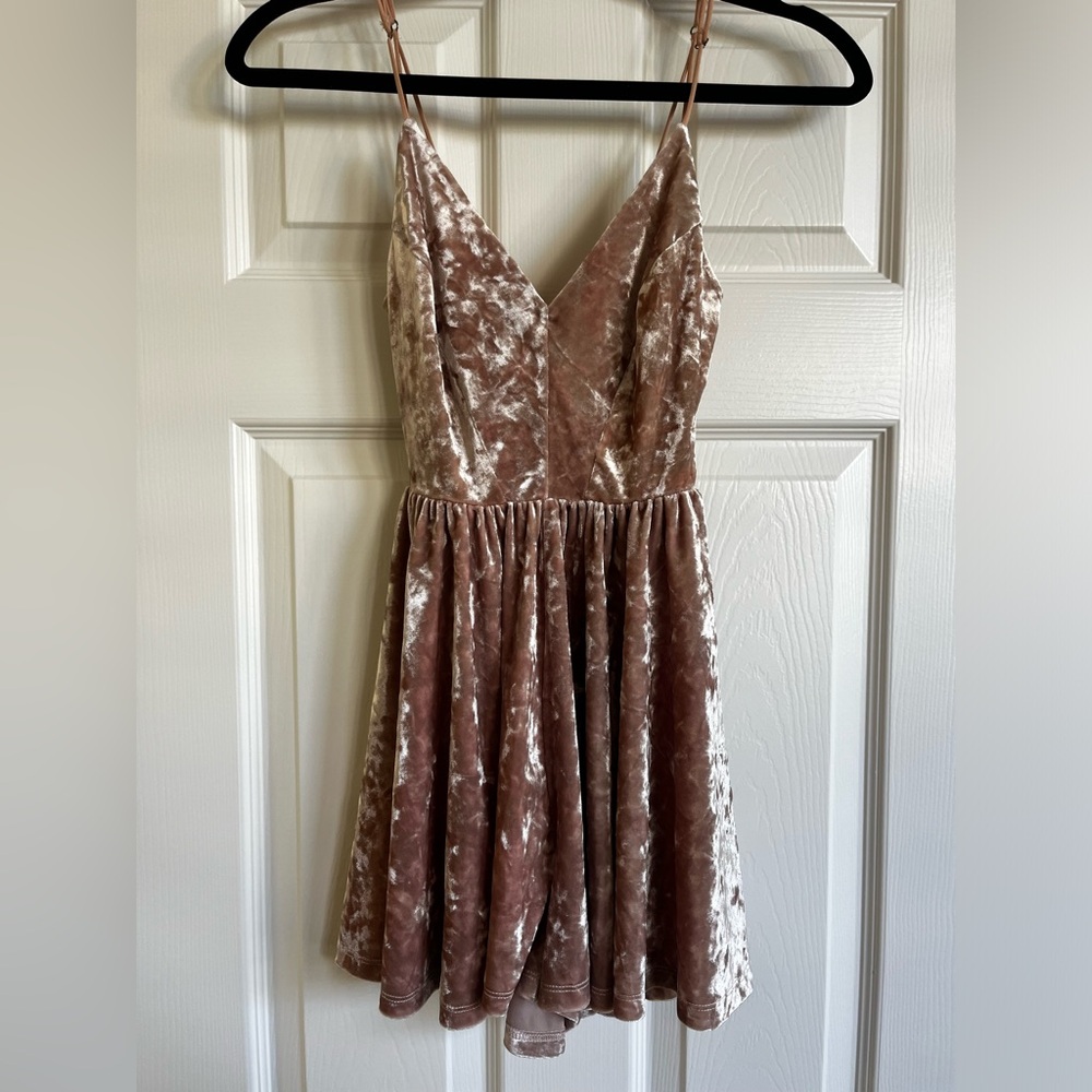 Pink Velvet Romper